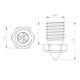 ຫົວສີດເຫຼັກແຂງ E3DV6 CHT clone nozzle high flow 0.4/0.6/0.8 nozzle ທົນທານຕໍ່ສວມໃສ່ແລະອຸນຫະພູມສູງ.