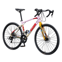 Official Phoenix Road Bike Male and Female Student 16-Speed ​​Graffiti Drag Racing Urban Adult Cycling