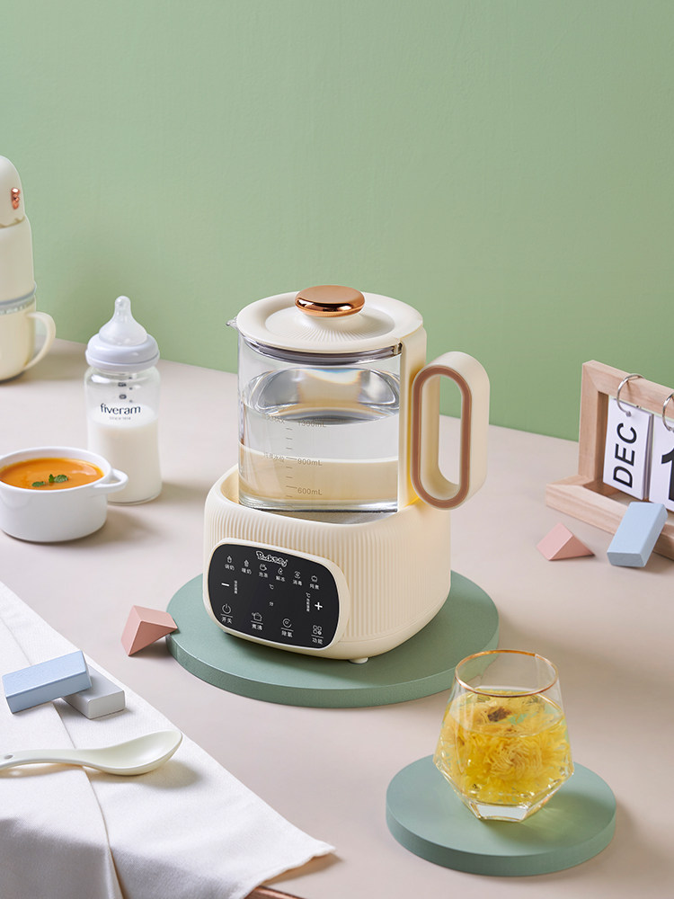 Blackbaby Constant Temperature Water Kettle, Baby-Specific Household Smart Hot Water and Warm Water All-Glass Water Kettle, Milk Making Machine