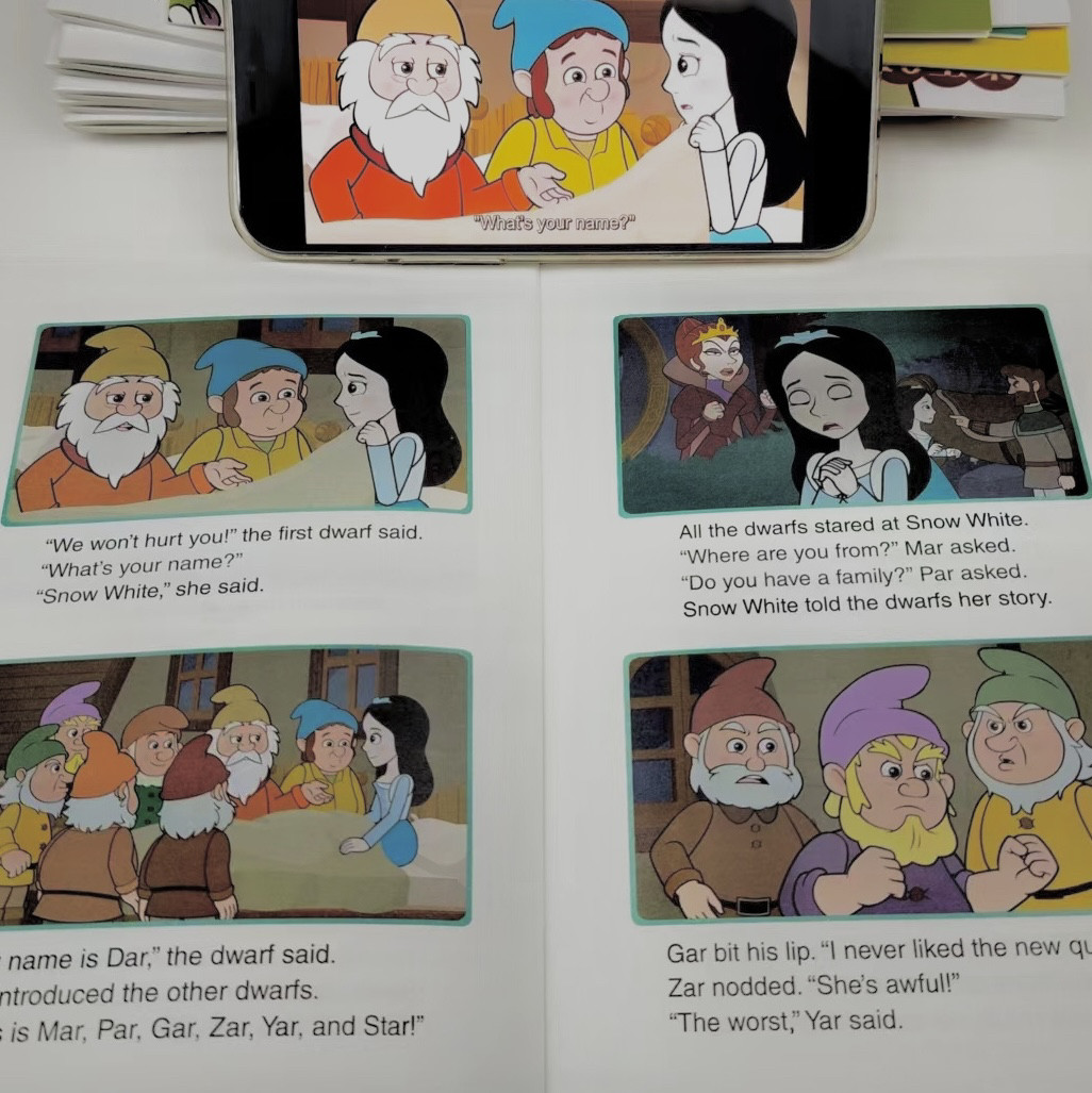 英语启蒙神器：Little Fox《白雪公主》L3级台词本，让孩子轻松开口说英语-幼儿早教/少儿英语/数学-淘宝好物网