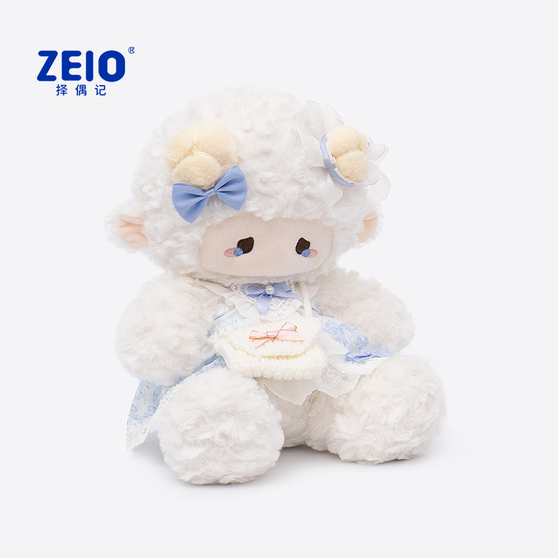 ZEIO Выбирает себе пару, Слоеную Слоеную Овечку, куклу, милую плюшевую игрушку, Тряпичную куклу, подарок девушке на день рождения Изображение 1