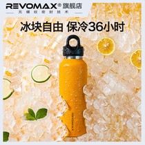 REVOMAX Water Flagship Store Sharp Tiger without thread one-hand switch Large capacity portable thermal insulation Cold Cup