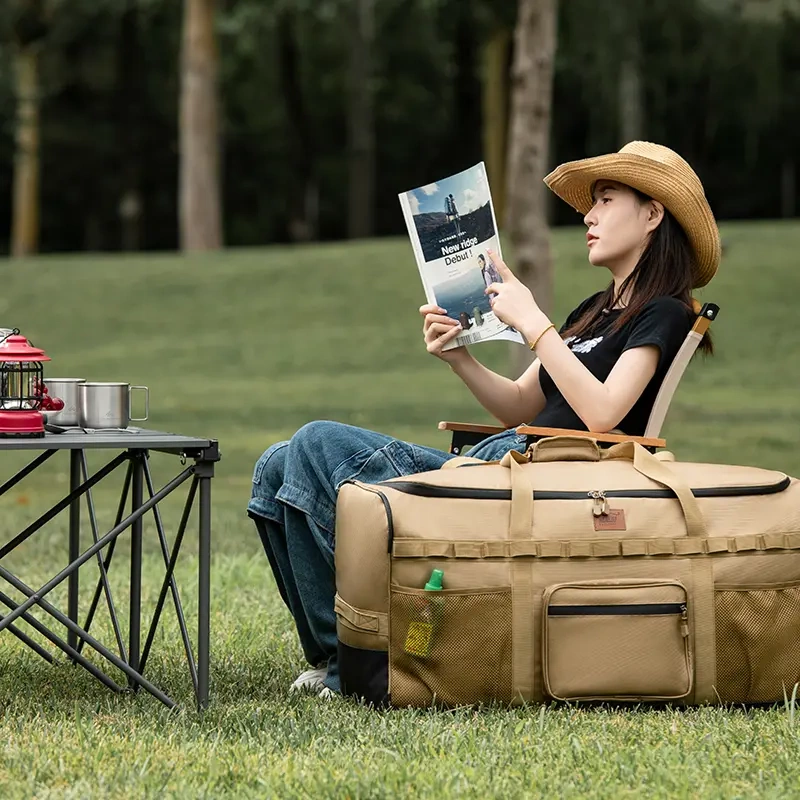 Changyiyou Storage Bag, Outdoor Large-Capacity Trolley Bag, Thickened, Water-Repellent, Expandable, Wheeled Travel Bag, Multi-Functional