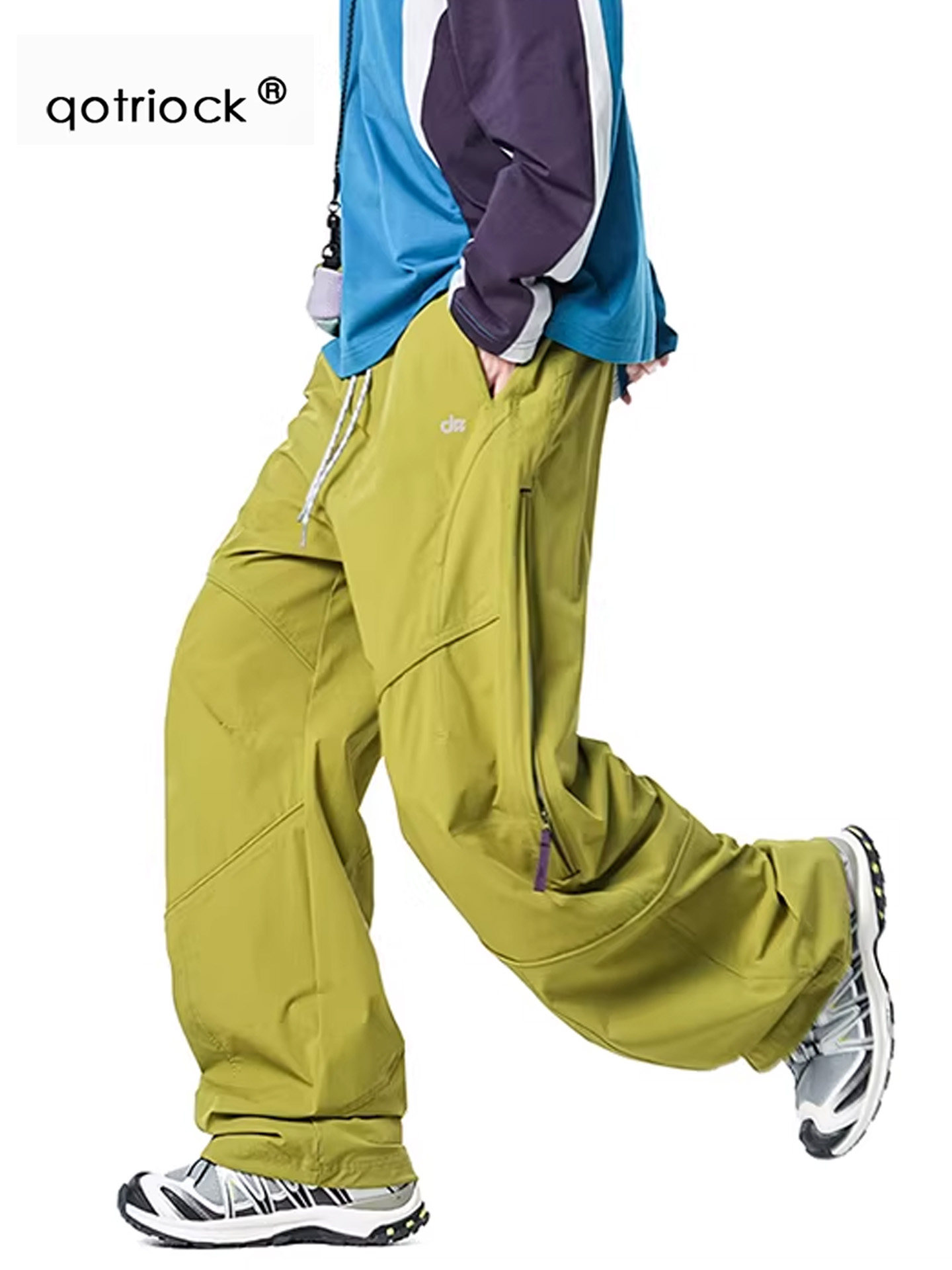 Outdoor Functional Fleece-Lined Softshell Pants for Men, Winter Trendy New Style, Cold-Proof, Warm Hiking Pants, Trekking Cargo Pants