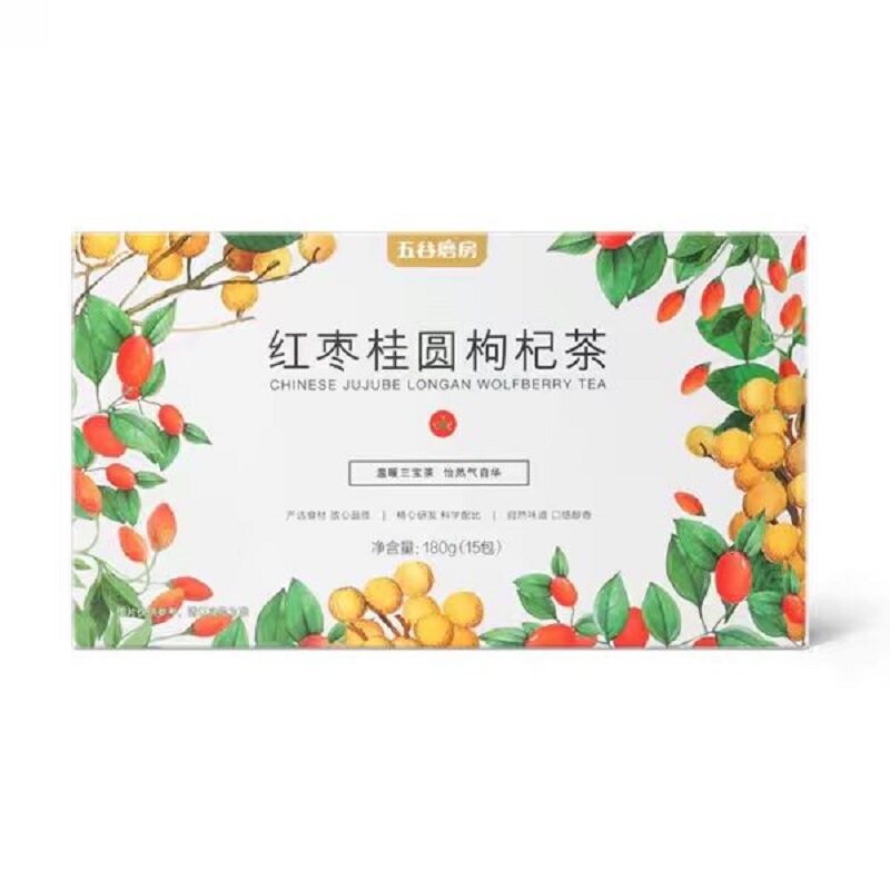 五谷磨房红枣桂圆枸杞茶女性饮品组合花茶办公室养生茶防潮袋装 红饮实拍商品图