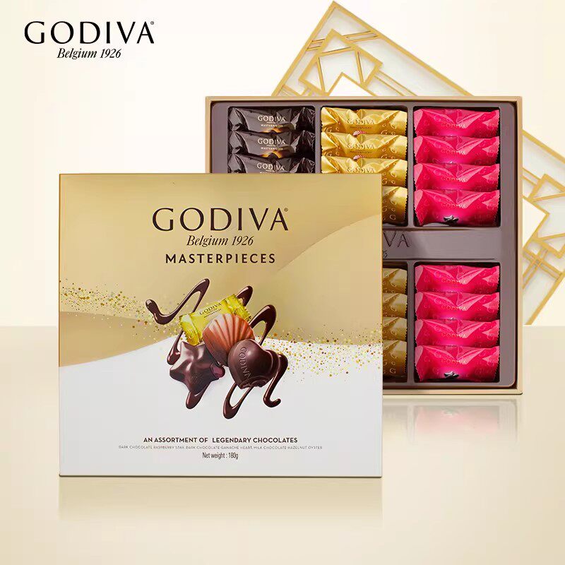 【38抢先购】godiva歌帝梵大师巧克力礼盒24颗休闲零食女神节礼物
