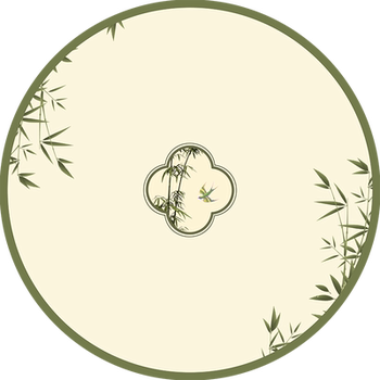 New chinese pvc anti-scalding round tablecloth New chinese pvc anti-scalding round tablecloth