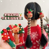 Рождественский детский телефон, мультяшная резинка для волос для пожилых людей, коллекция 2023