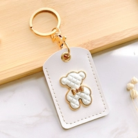 Маленький квадратный белый дно медведь