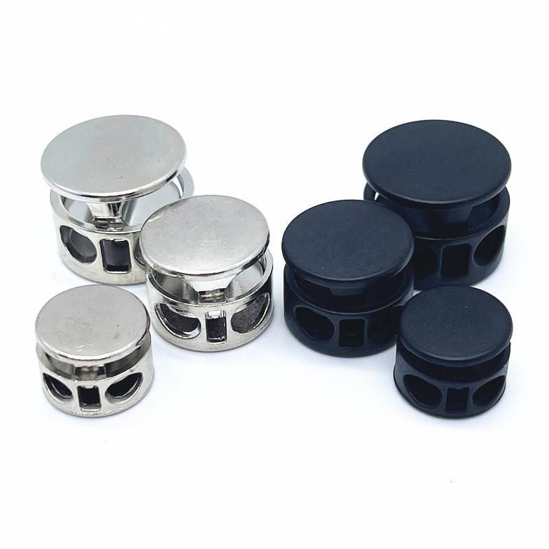 Large Metal Double-Hole Open Ring Buckle, Bell Buckle, Tightening Buckle, Elastic Adjustment Buckle, Rope Fixing Buckle, Rope Threading Buckle, Pig Nose Buckle