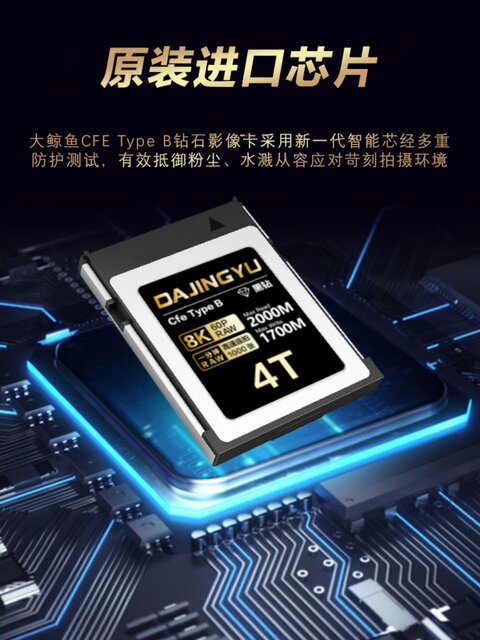 Cfexpress Image Typeb Memory Card for Nikon Z8Z9, Canon R5, Fuji High-Speed Camera Dedicated Memory Card