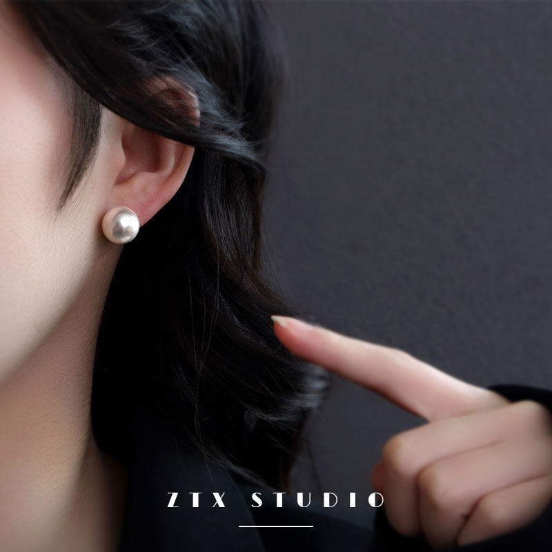 fever ~ retro large pearl ear clip mosquito incense tray small crowdsourced high level sensational ear spikes without earrings for women earrings-Taobao