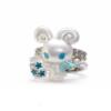 Star Bunny Pearlescent Ring Zircon Pearl Resin Ring