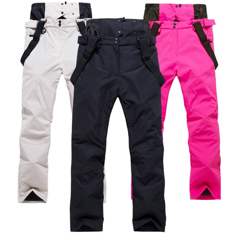 Ski Pants Men's Single Double Board Couple Section Windproof waterproof breathable abrasion-resistant thickened Winter Large size Riding Cotton Pants Woman