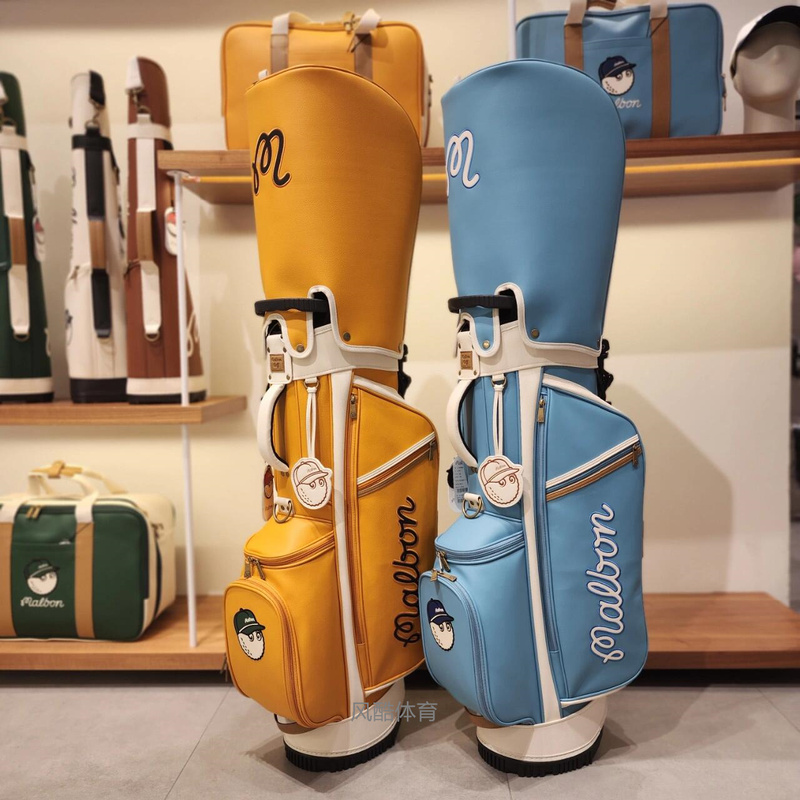 Korean Malbon New Golf Bag Stand Bag Lightweight Trendy Golf Bag Golf Ultra-Light Golf Bag Complete Set