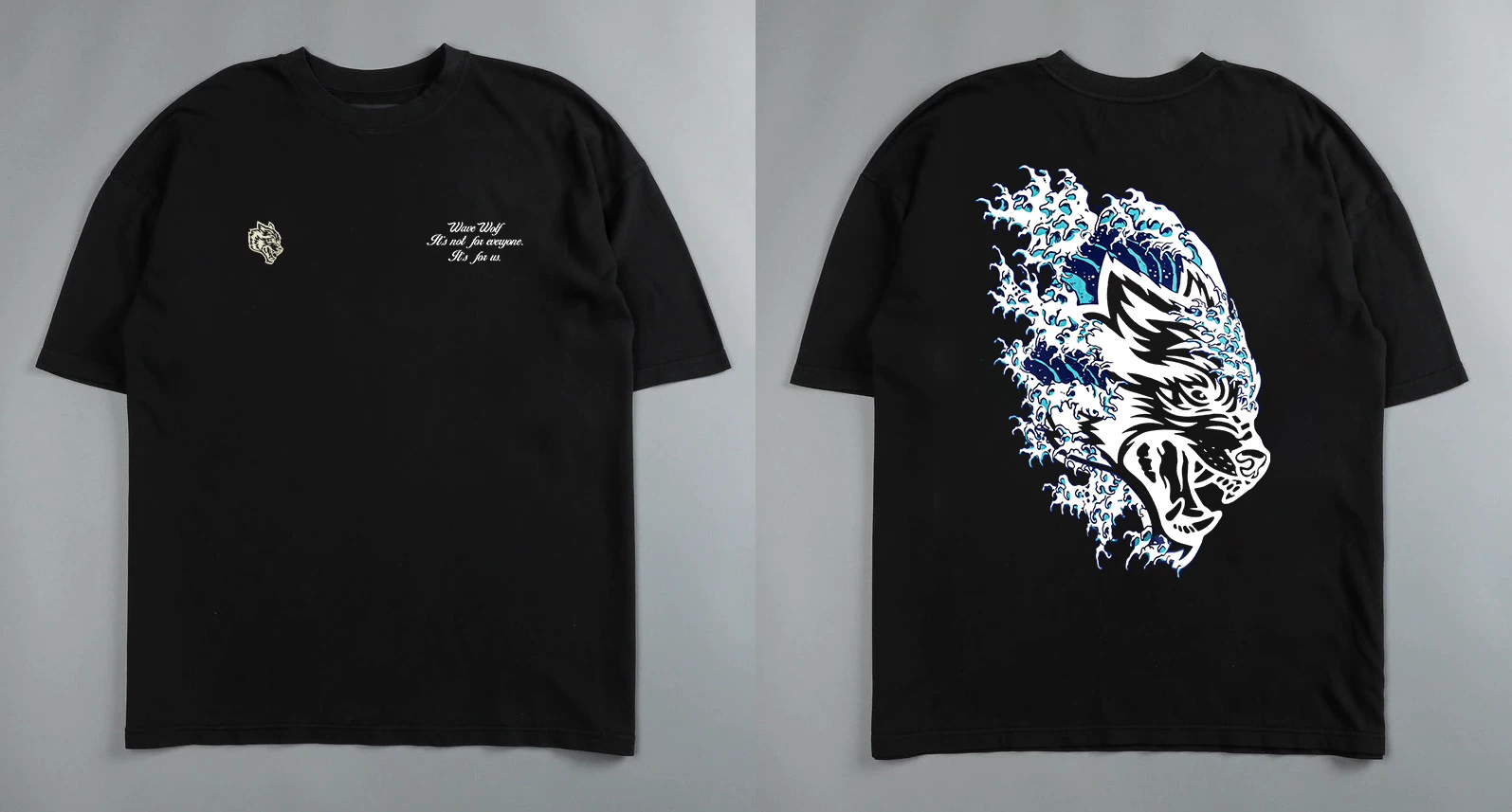 Darc Wolf Sport футболки Oversized Графика DTG ПЕЧАТЬ Tech