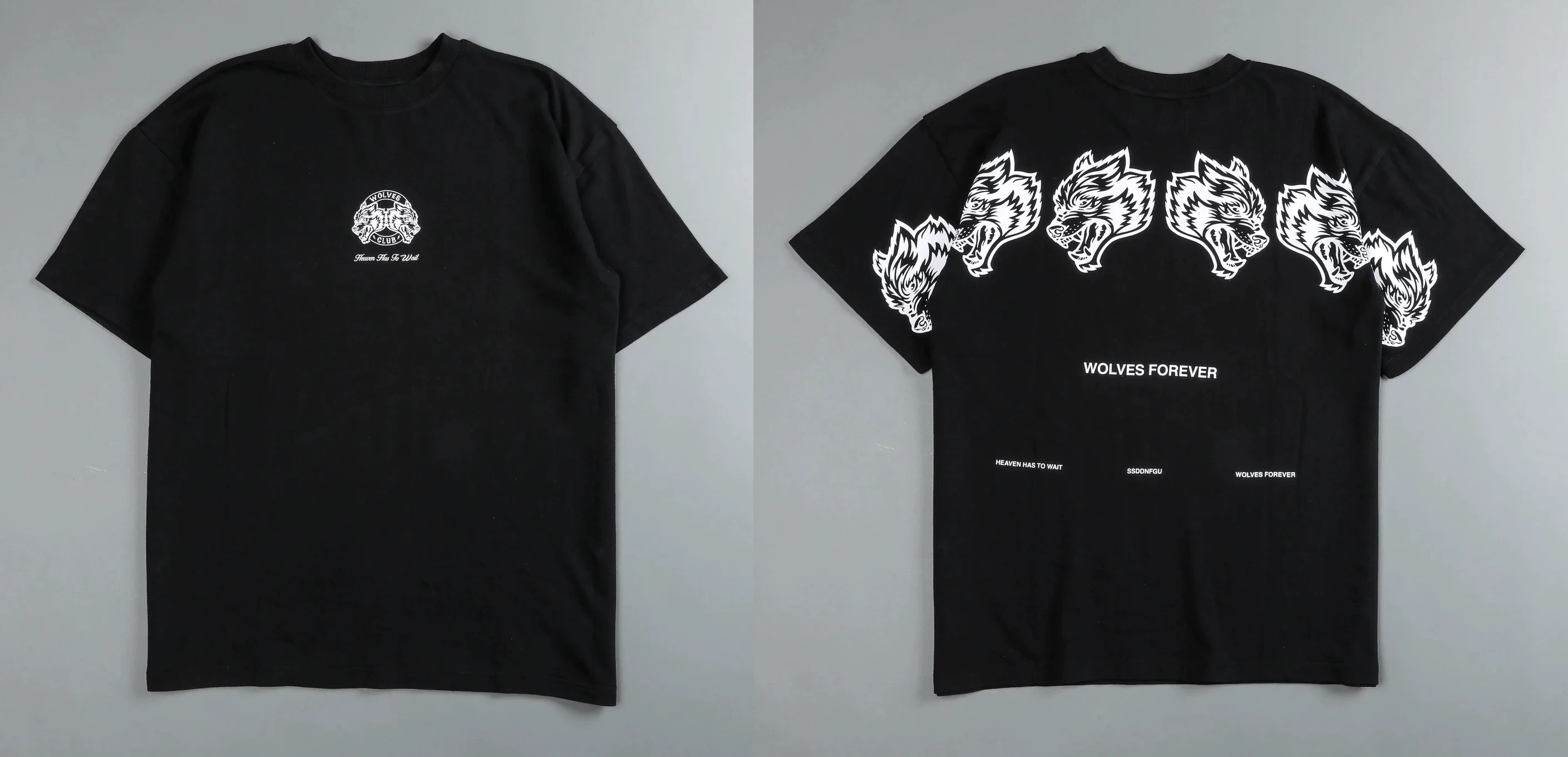 Darc Wolf Sport футболки Oversized Графика DTG ПЕЧАТЬ Tech