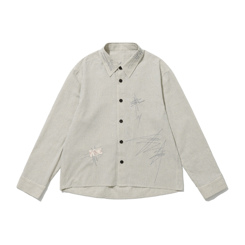 【Pacshop】.Pac Graffiti Patterned Shirt Sketchbook Shirt 【Pacshop】.Pac Graffiti Patterned Shirt Sketchbook Shirt