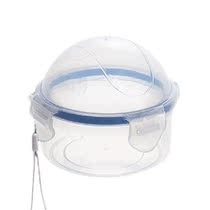 Round Mini Fridge Storage Box PP Sealed Lunch Container