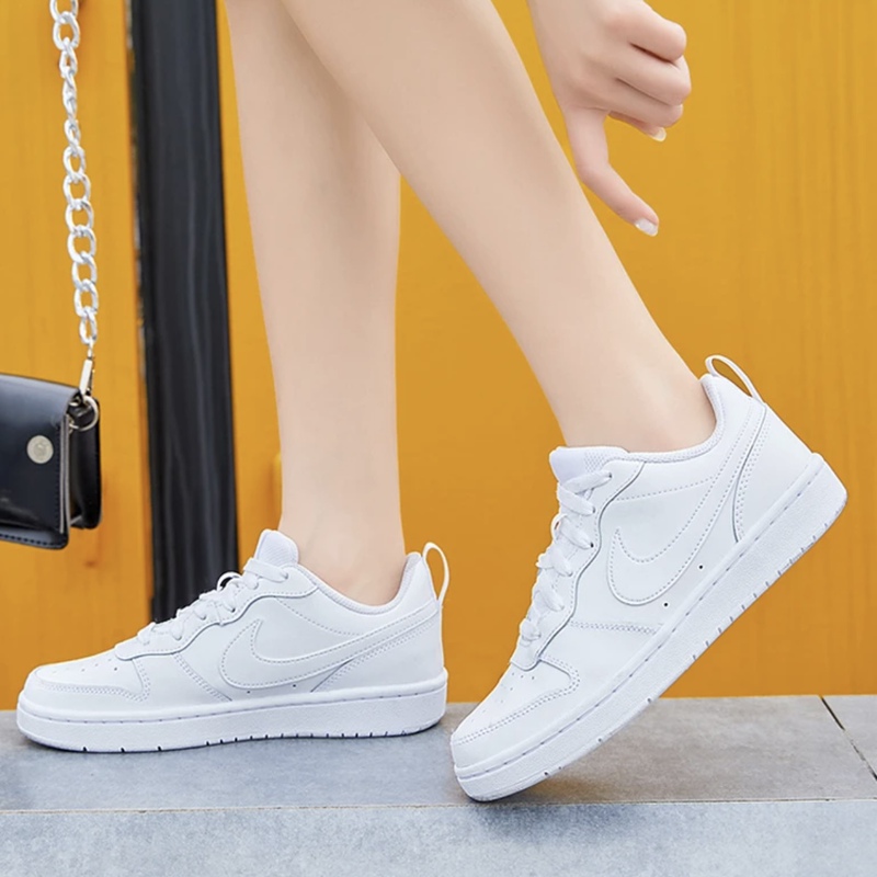 Nike/Nike Genuine Court Borough Low 2 Women's Gs Low-Top Sneakers Bq5448-100 Nike/Nike Genuine Court Borough Low 2 Women's Gs Low-Top Sneakers Bq5448-100