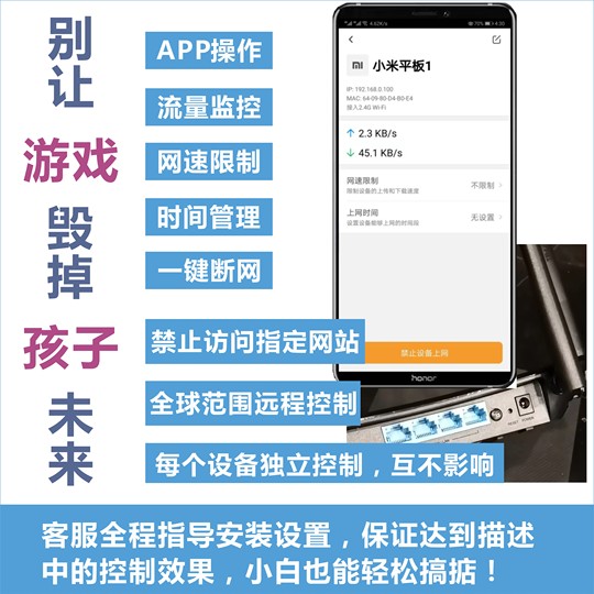 Приложение для удаленного управления Wi-Fi, родительский контроль, ограничения по играм, контроль поведения ребенка в интернете, роутер