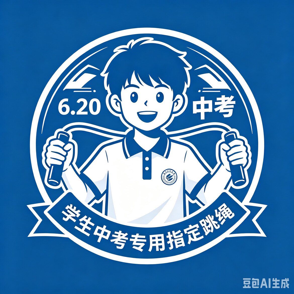 学生中考专用指定跳绳的LOGO