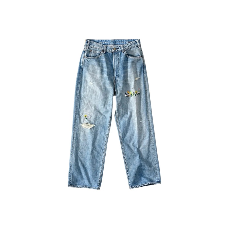 [Summer Ultra-Thin Style] 45 Series Japanese Imported Ganshan Malt Denim Women's Handmade Jeans