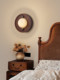 Jane full spectrum solid wood marble wall lamp eye protection antique retro high-end aisle bedroom Song's aesthetic wall lamp