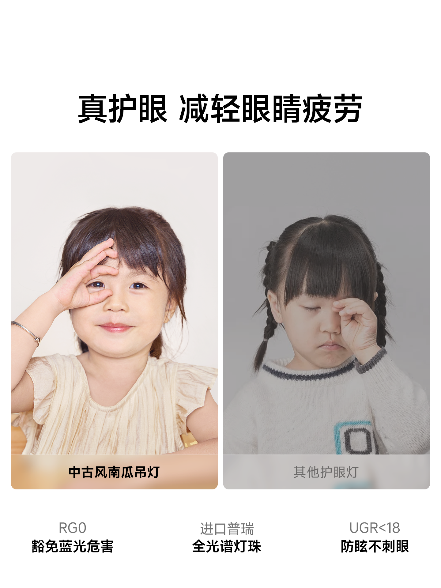 Jiandun Song's Aesthetic Eye-Protecting Pumpkin Pendant Light, Full Spectrum Retro Children's Room Bedroom Mid-Century Style Suction Pendant Light