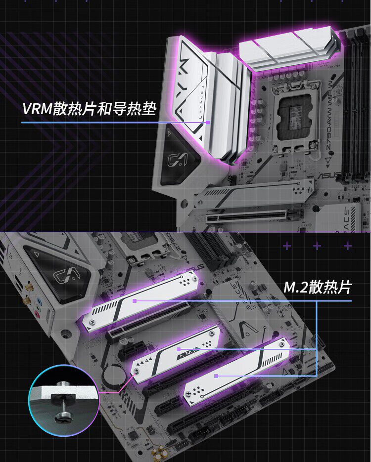 ROG STRIX Z890-A GAMING WIFI 吹雪主板插图6