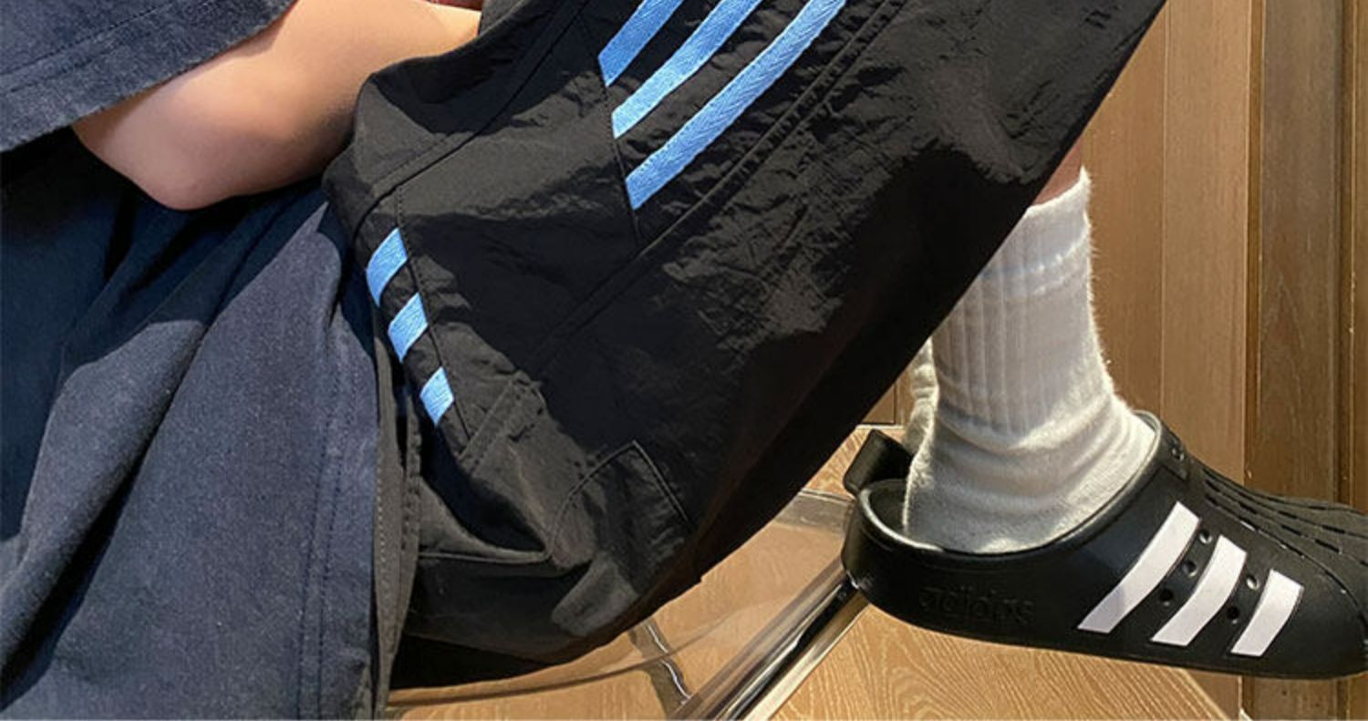 Ice Silk Shorts for Boys, Summer Trendy Brand Children's Outdoor Sports Pants, Loose Quick-Dry Five-Point Pants for Students and Teenagers — 40
