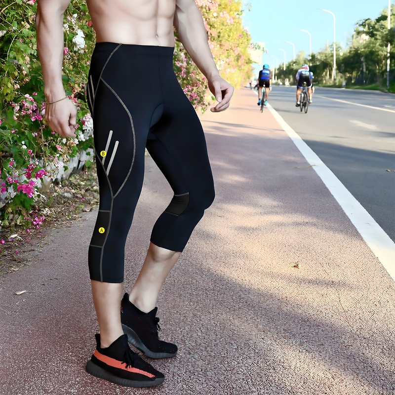 2026 New Men's Cycling Capri Pants Summer Outdoor Quick-Drying Cycling Pants Road Bike Padded Cycling Pants 2026 New Men's Cycling Capri Pants Summer Outdoor Quick-Drying Cycling Pants Road Bike Padded Cycling Pants