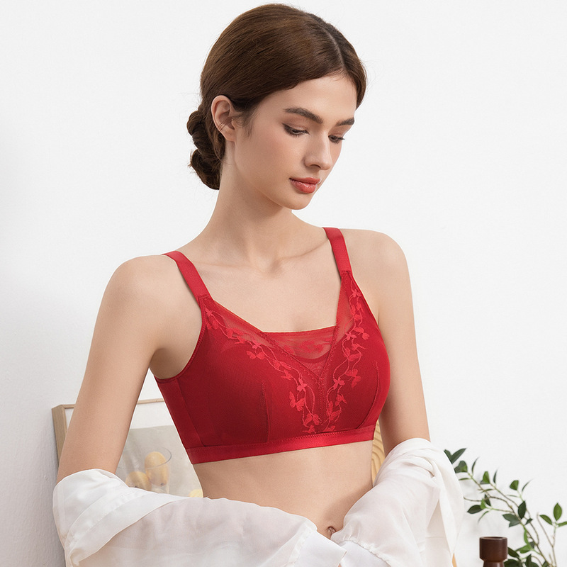 Prosthetic Bra for Post-Mastectomy, Special Underwear for Breast Cancer Surgery, Strapless Fake Breast Bra, Wire-Free and Breathable