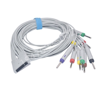 Compatible with Beijing Medix ECG lead line MECG-300 200 12-lead ECG line dynamic line