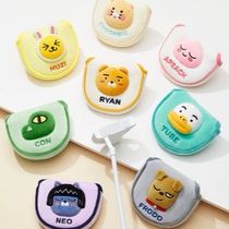Korea KAKAO golf RYAN fart peach doll plush cartoon cute GOLF ball putter cover in stock