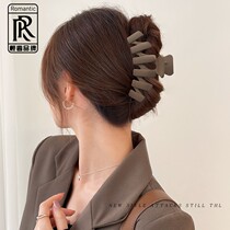 Korean ins net red simple hairpin back head grab clip female large hairpin hair shark clip hair headdress