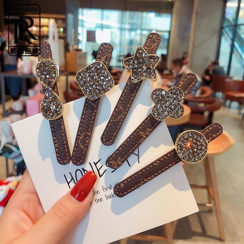 RR hairpin net red 2021 new hairpin word clip new side clip back head bangs clip duckbill clip temperament