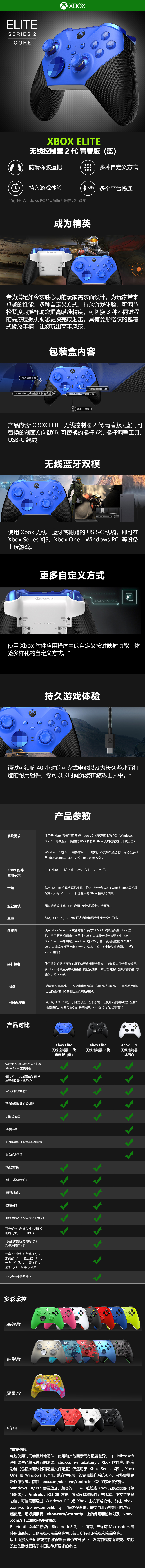 Джойстик для XBOX 微软xbox无线精英版白游戏手柄 Джойстик для XBOX 微软xbox无线精英版白游戏手柄