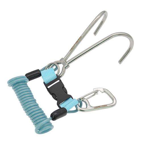 Diving flow hook 316 stainless steel head single flow groove reef double head flow hook sea flow flow rope diving ເຊືອກຄວາມປອດໄພ