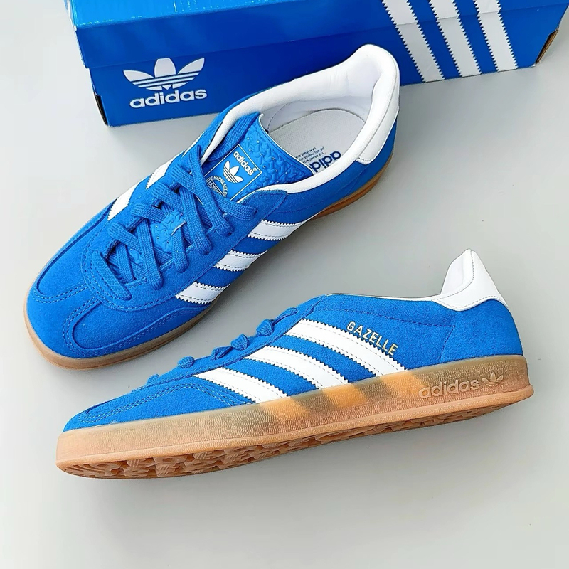 Adidas Originals Gazelle Indoor Classic Retro Sports and Leisure Sneakers Ji2061 Adidas Originals Gazelle Indoor Classic Retro Sports and Leisure Sneakers Ji2061