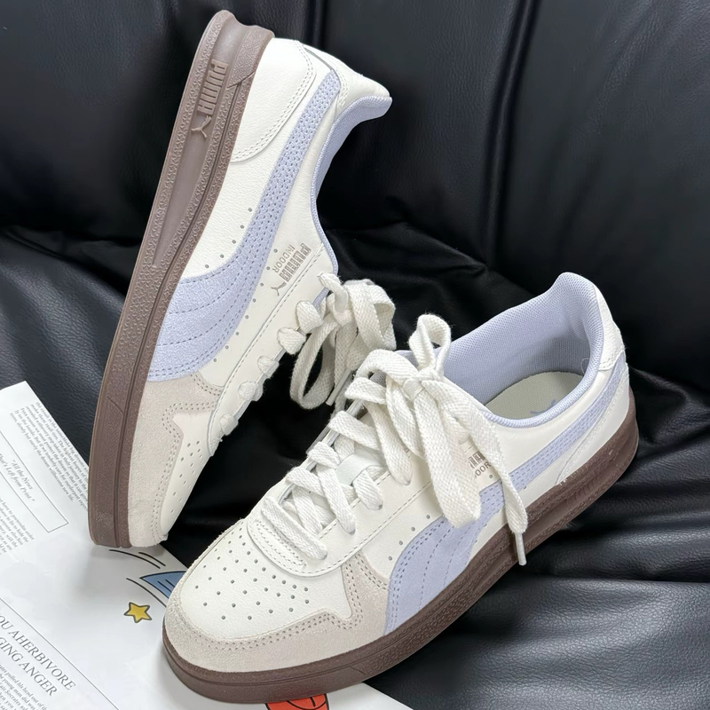 Puma Comfortable and Stylish Non-Slip Wear-Resistant Low-Top Sneakers Unisex Off-White 401360-04 Puma Comfortable and Stylish Non-Slip Wear-Resistant Low-Top Sneakers Unisex Off-White 401360-04