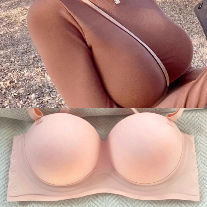 Mengcaichen Half-Cup Bra for Women with Small Breasts, Push-Up, Round Chest, Seamless, Outward Expansion, Enhances Bust Size, Cartoon-Style Sexy Bra Mengcaichen Half-Cup Bra for Women with Small Breasts, Push-Up, Round Chest, Seamless, Outward Expansion, Enhances Bust Size, Cartoon-Style Sexy Bra