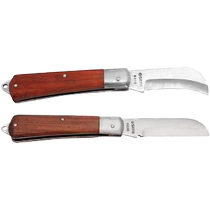 Star SATA tools straight blade curved blade wooden handle electrician folding knife insulated cable stripping knife wire stripping knife
