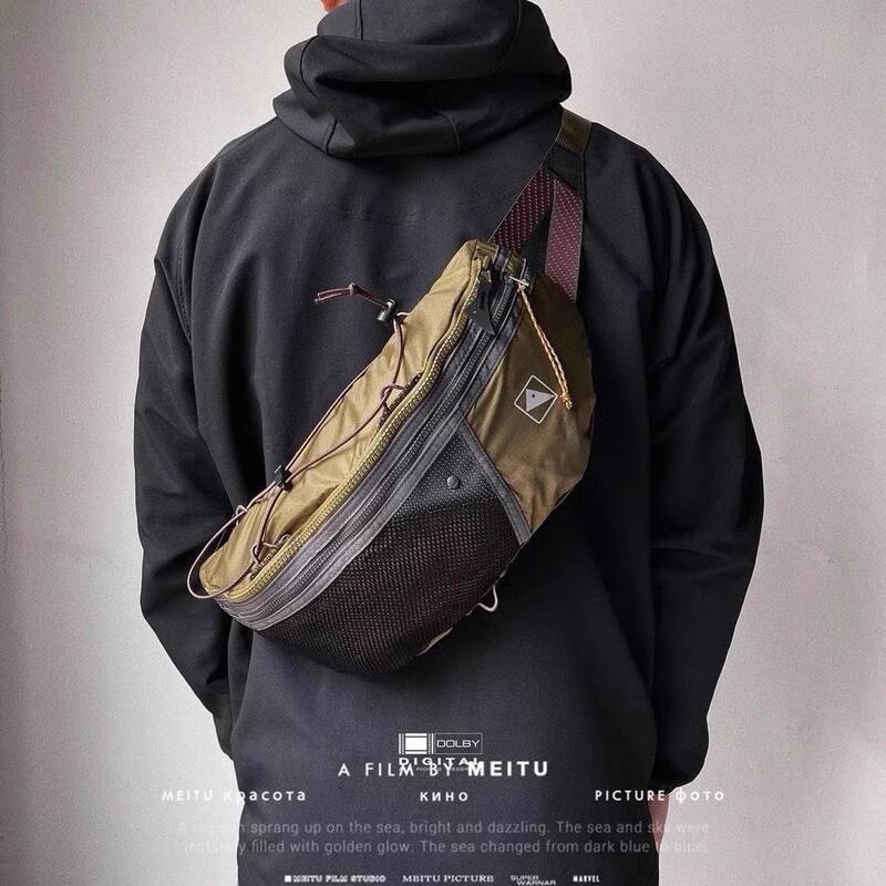 High Aesthetic Design! 5L Unisex Chest Bag Nylon Small Bag 70D Wear-Resistant Outdoor Cycling Sports Bag