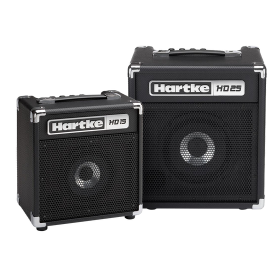 Hartke 베이스 스피커 HD15/25/50/75/150 베이스 스피커 BASS 일렉트릭 베이스 사운드