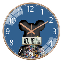 LEDA578 black Yijiangzhan wall clock 2129