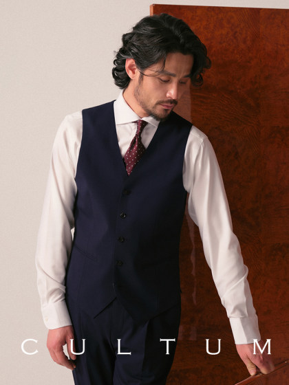 CULTUM通勤休闲西装马甲男士婚礼商务马夹背心