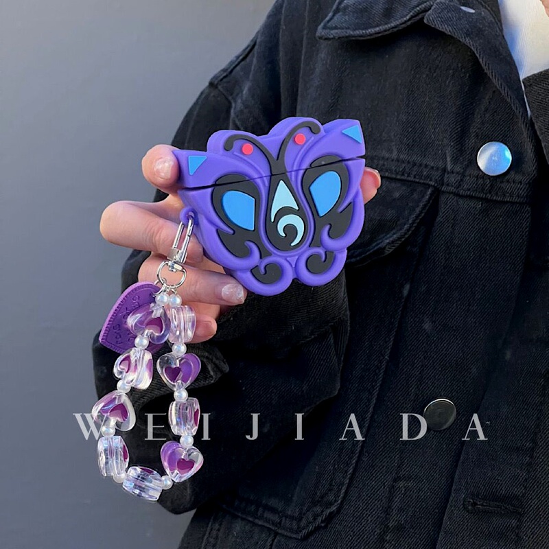 Balala Little Magic Fairy Earphone Case Black Magic Transformation AirPods 1/2 Generation Apple Wireless Bluetooth Earphone Case Pro 3 Generation Loopy Black Magic Fairy Earphone Shell Protective Case Transformer