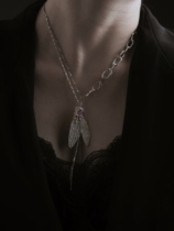 NARROWKIKI Late Summer Cicada sterling silver necklace with adjustable length