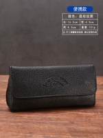 Портативный одноразовый пакет Bucket Black Litchi Pattern